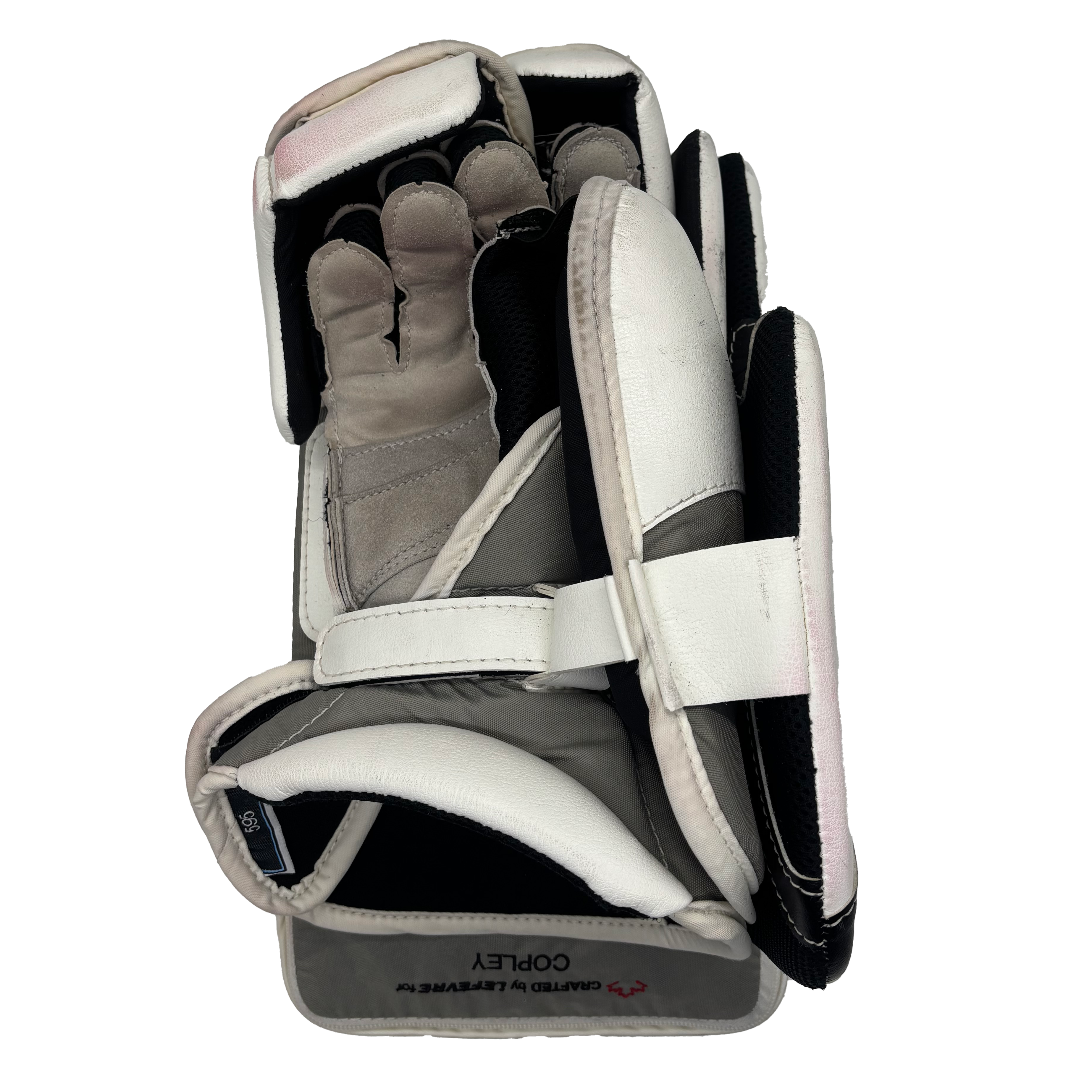 TRUE Catalyst Nitro Pro - Used Pro Stock Goalie Blocker (White/Black)