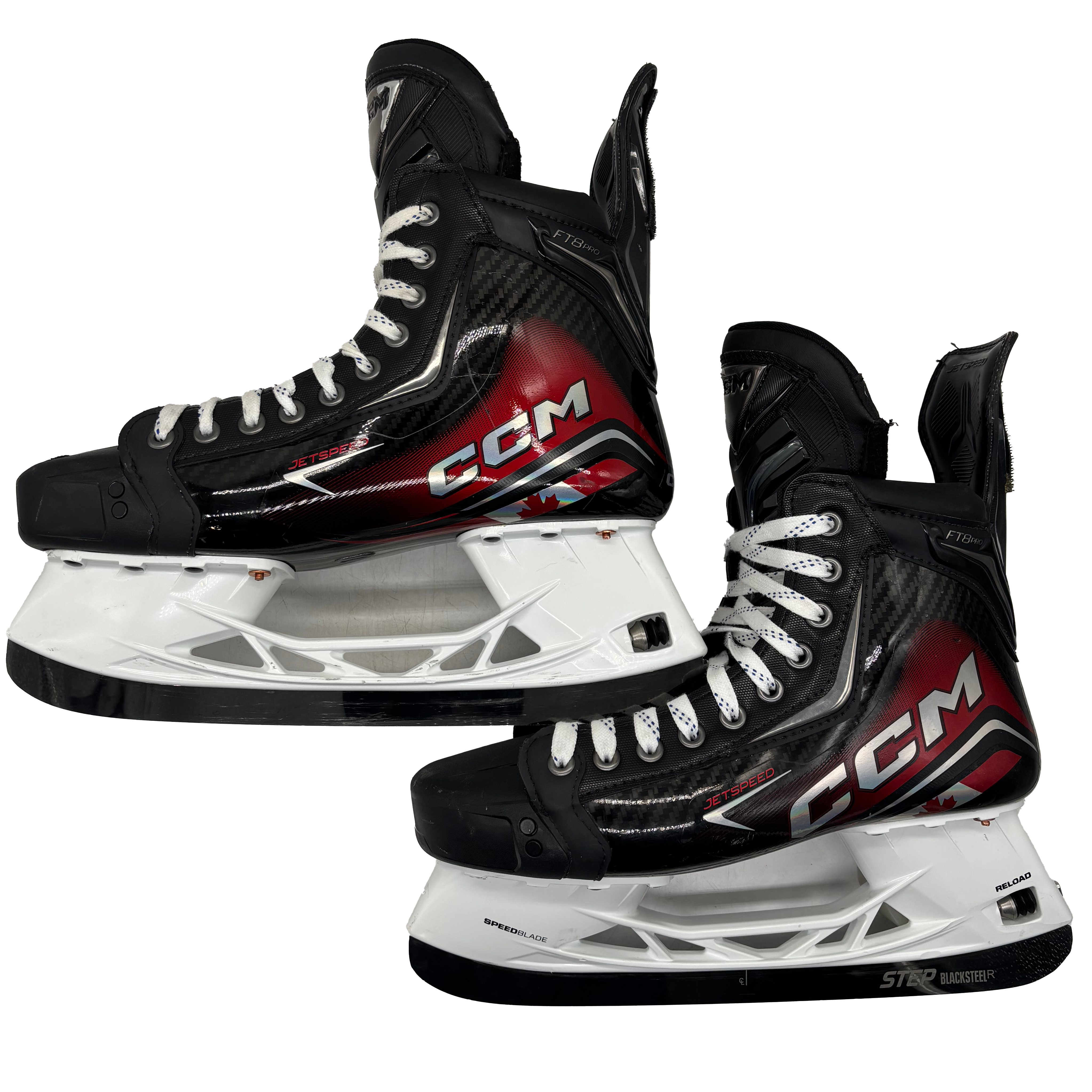 CCM Jetspeed FT8 Pro - Used Pro Stock Hockey Skates - Size 10E *Team Canada Graphic