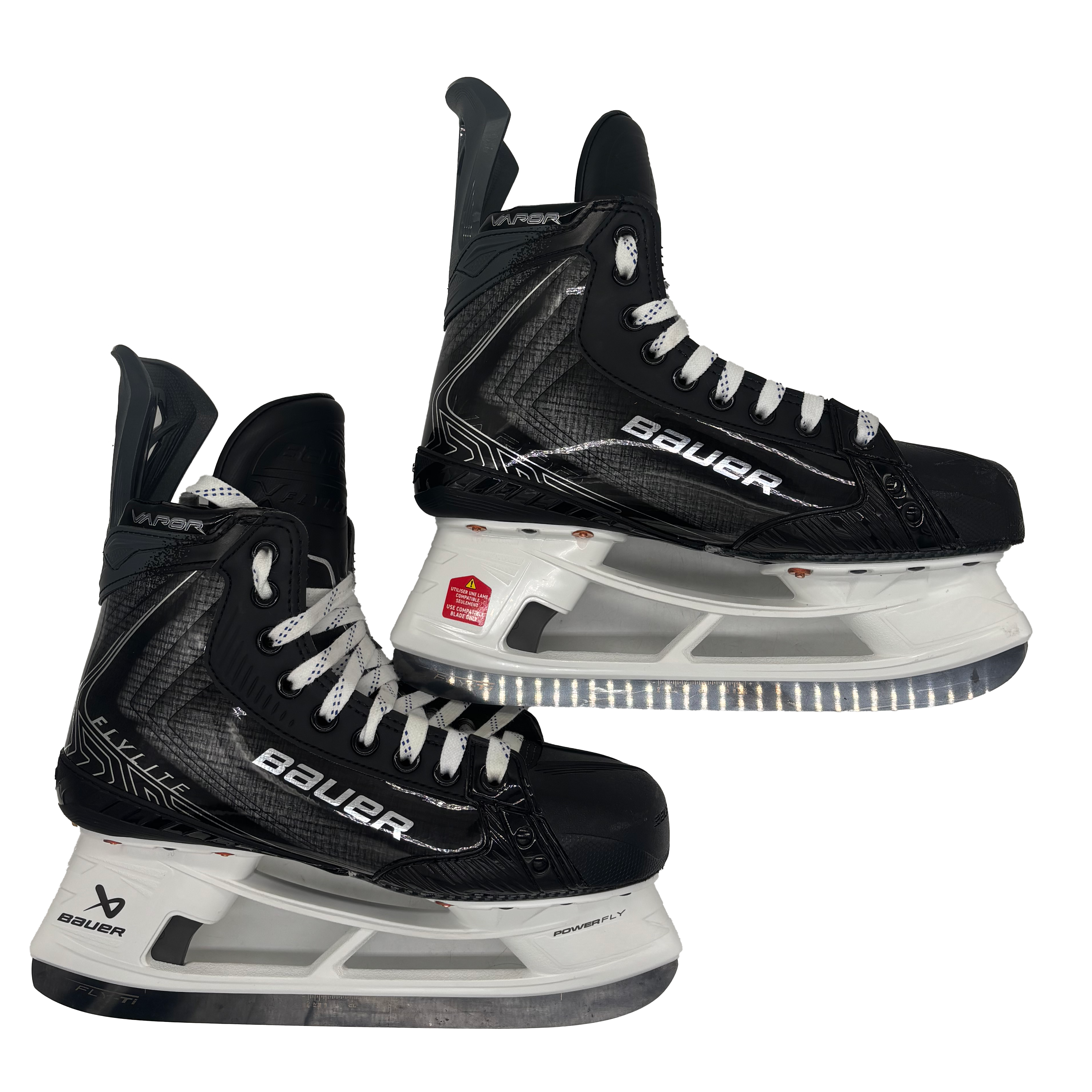 Bauer Vapor Flylite - Pro Stock Skates - Size L7.5 R6.5 (Black)