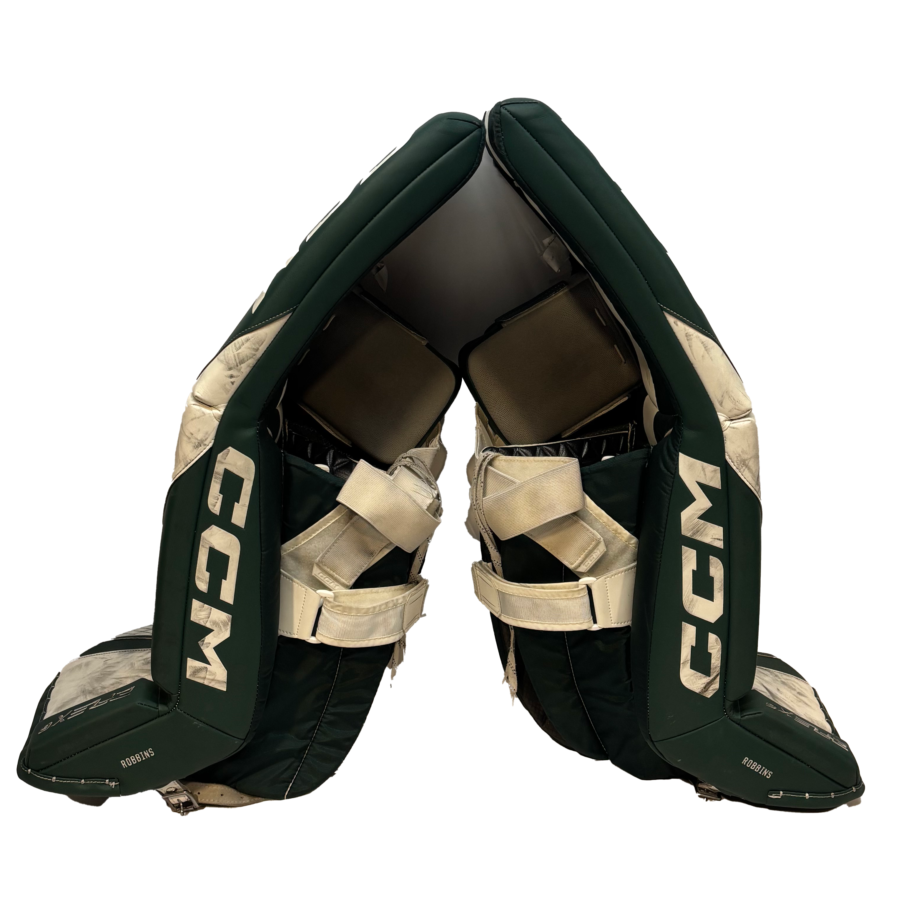 Extreme Flex 6 - Used Pro Stock Goalie Full Set (White/Green)