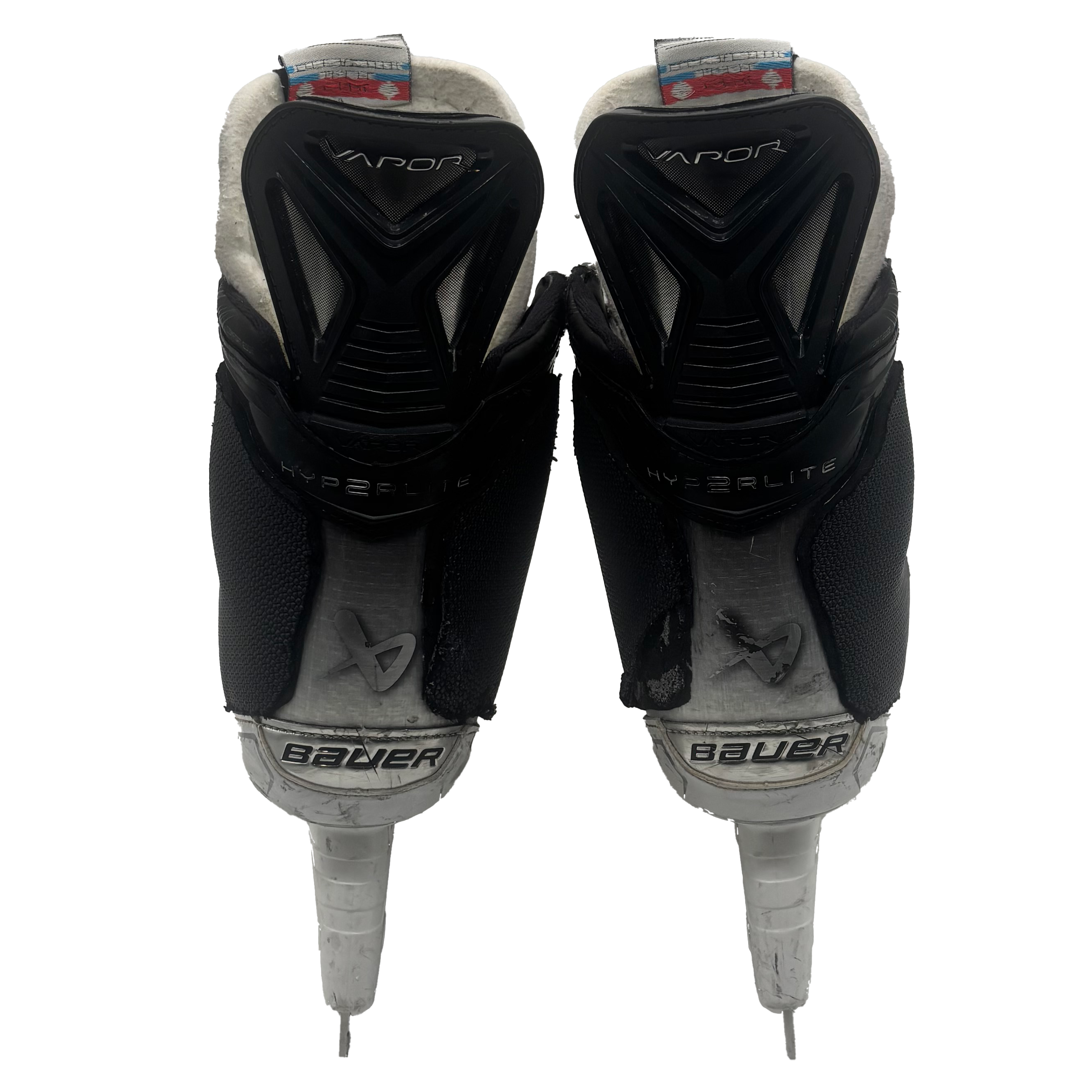 Bauer Vapor Hyperlite 2 - Used Pro Stock Skates - Size 9.5E with Shot Blockers