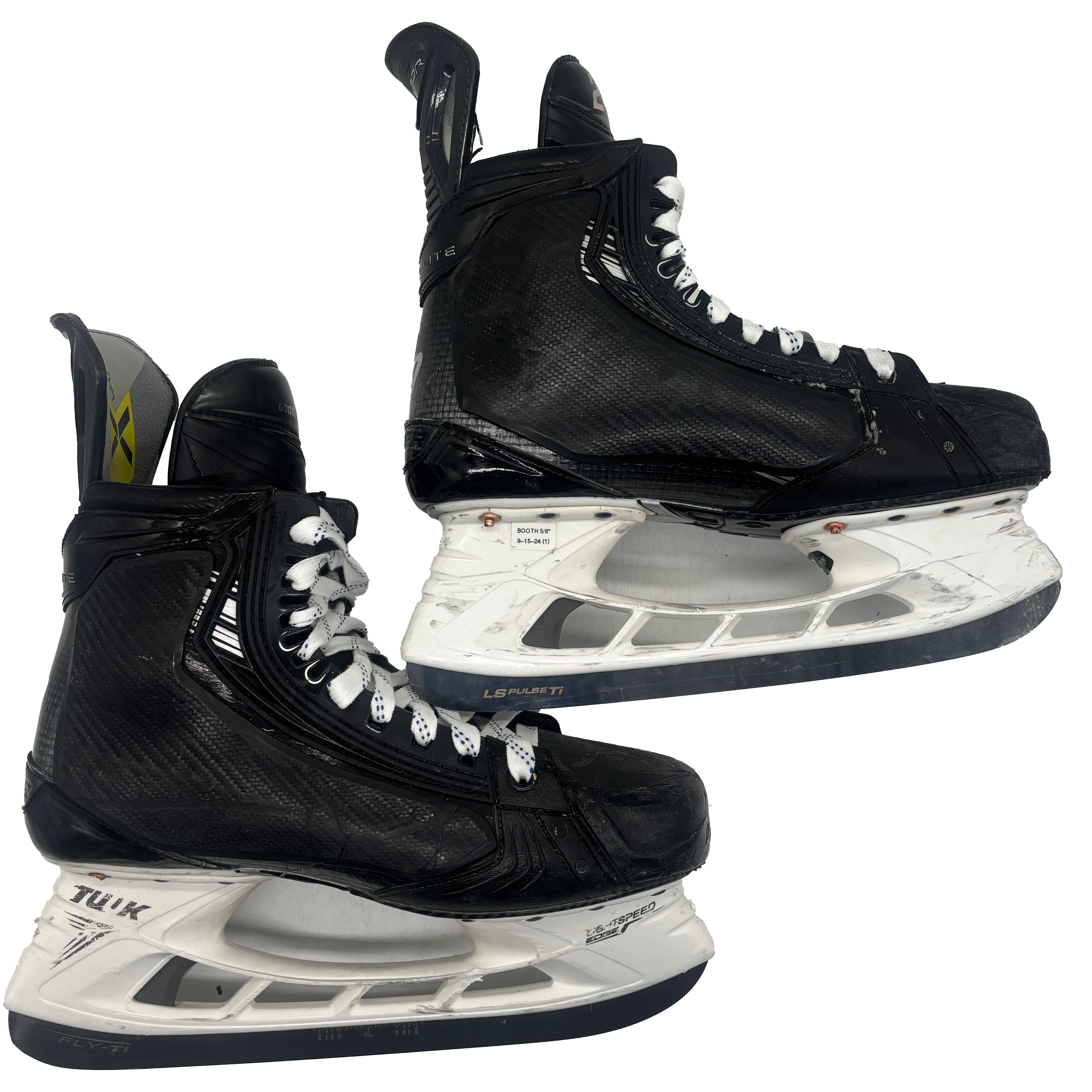 Bauer Vapor Hyperlite 2 - Used Pro Stock Hockey Skate - Size 8E with Shot Blockers