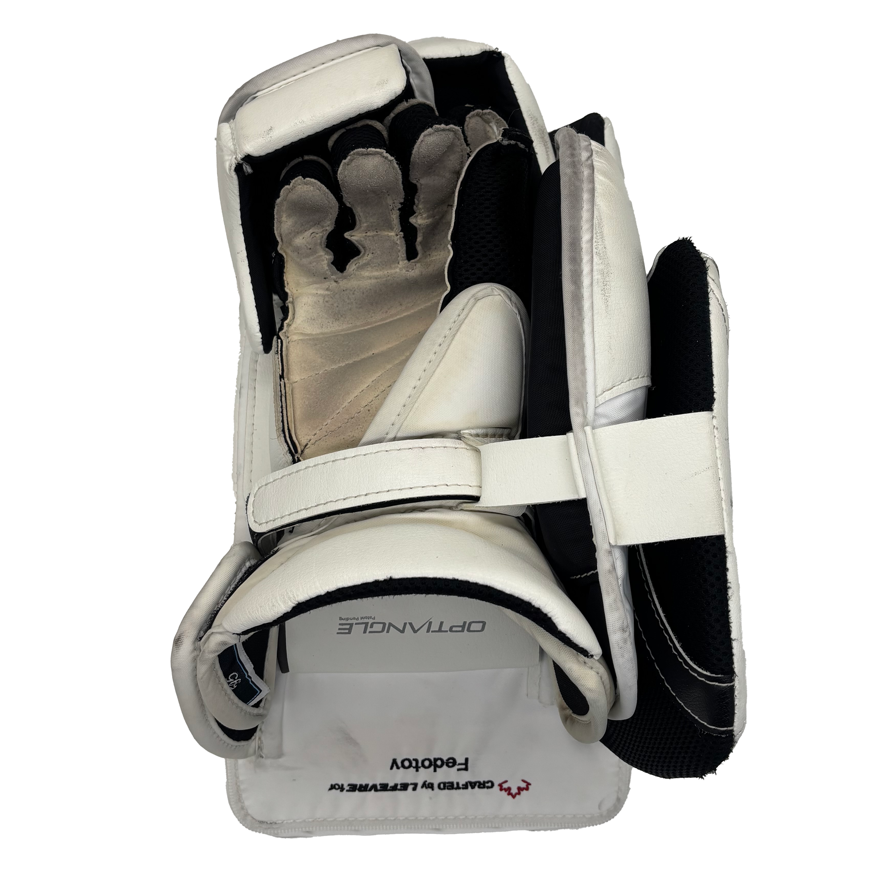 TRUE Catalyst PX5 - Used Pro Stock Goalie Blocker (White/Orange)
