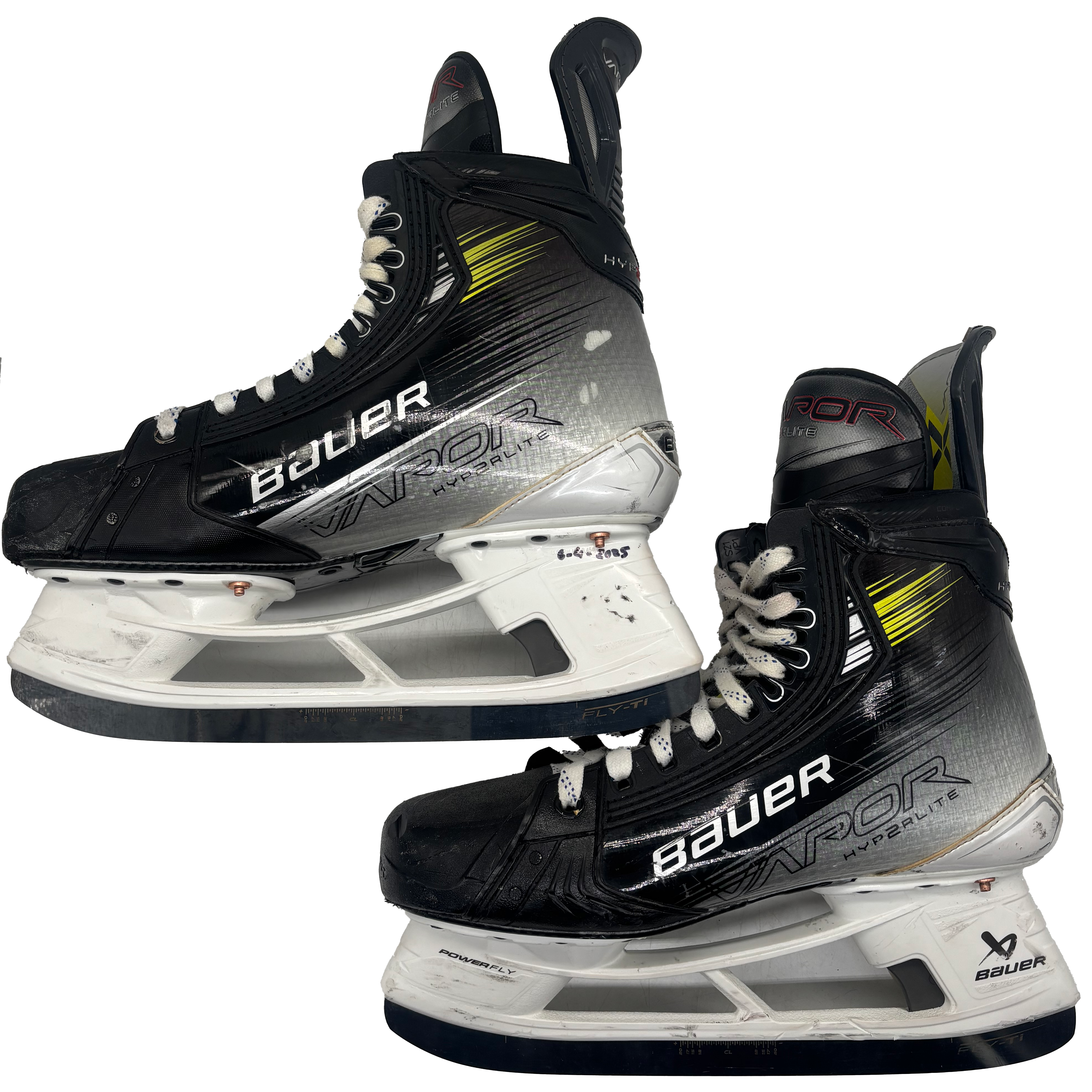 Bauer Vapor Hyperlite 2 - Used NCAA Pro Stock Hockey Skates - Size 8.5 Fit 1