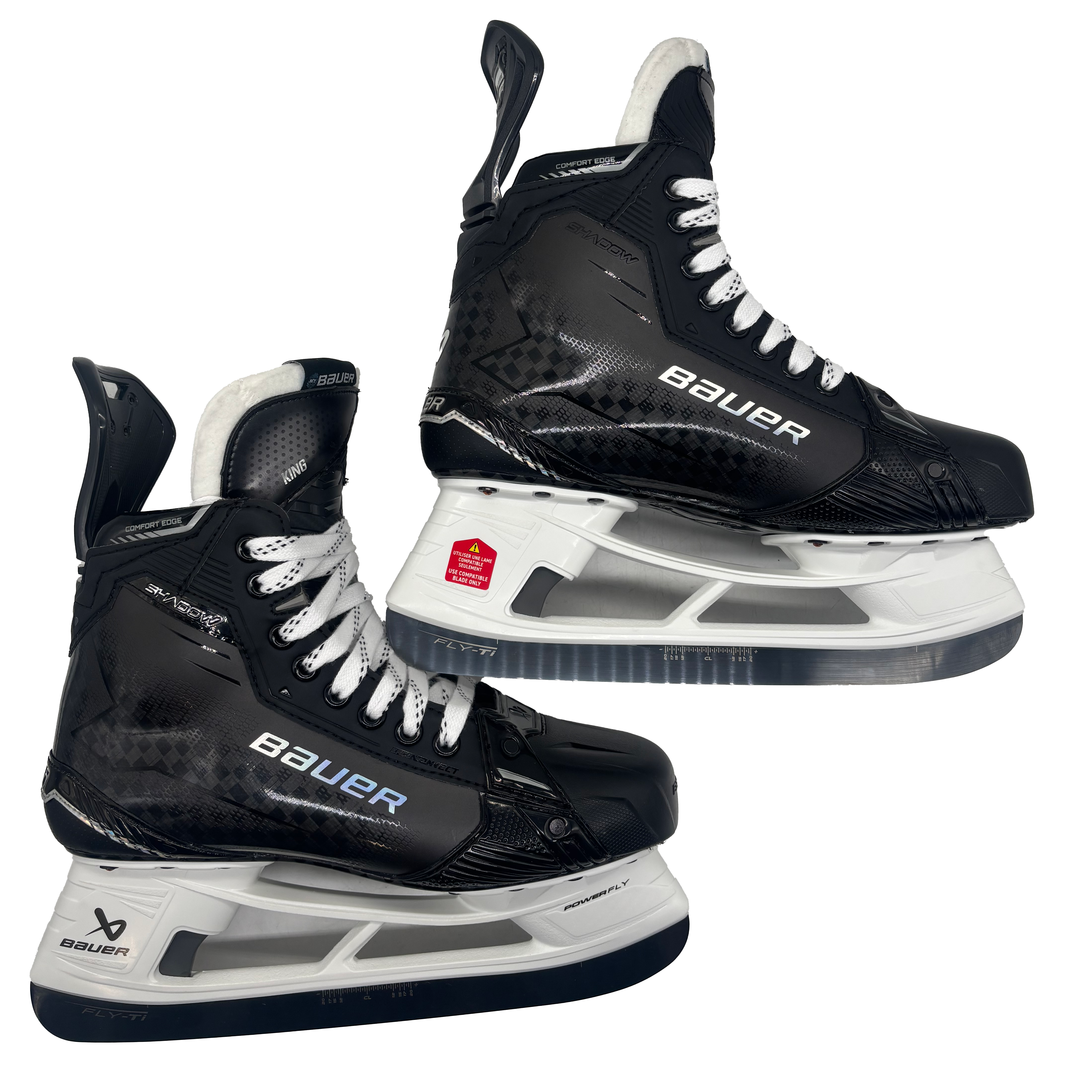 Bauer Supreme Shadow - Pro Stock Hockey Skates - Size R8.25 L8.5