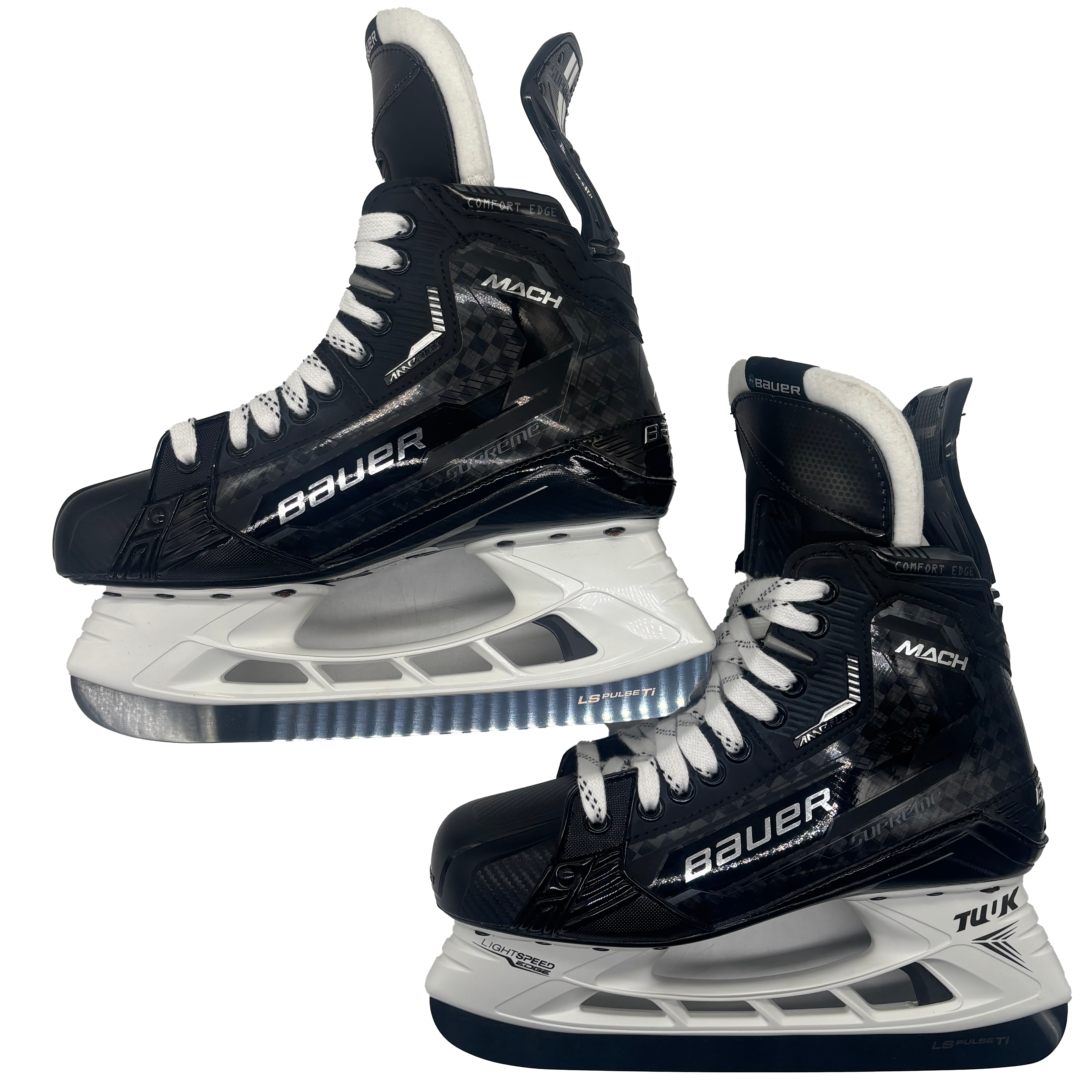 Bauer Supreme Mach - Pro Stock Skates - Size L6.75 R6.5