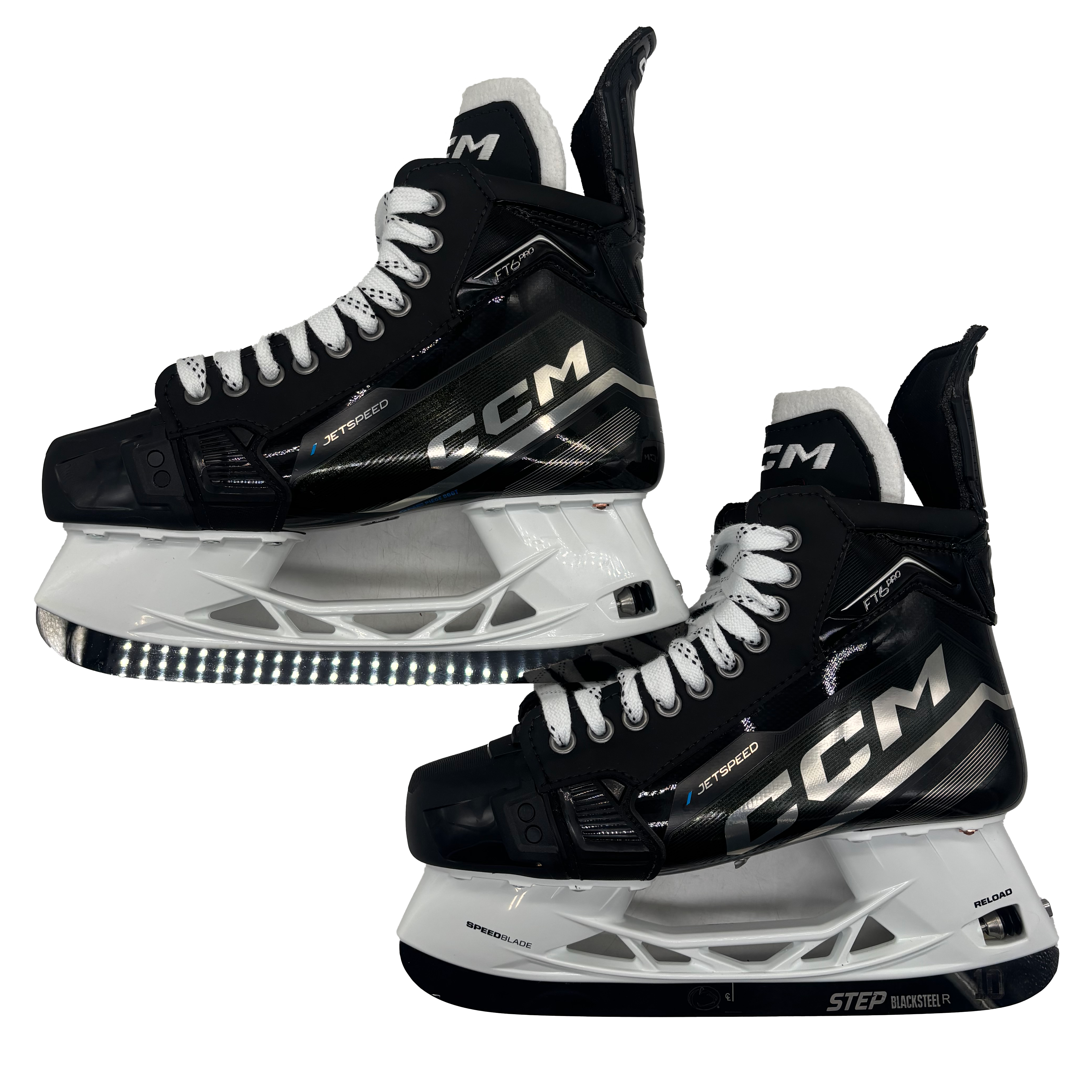 CCM Jetspeed FT6 Pro - AHL Pro Stock Hockey Skates - Size 7.5D (Black)