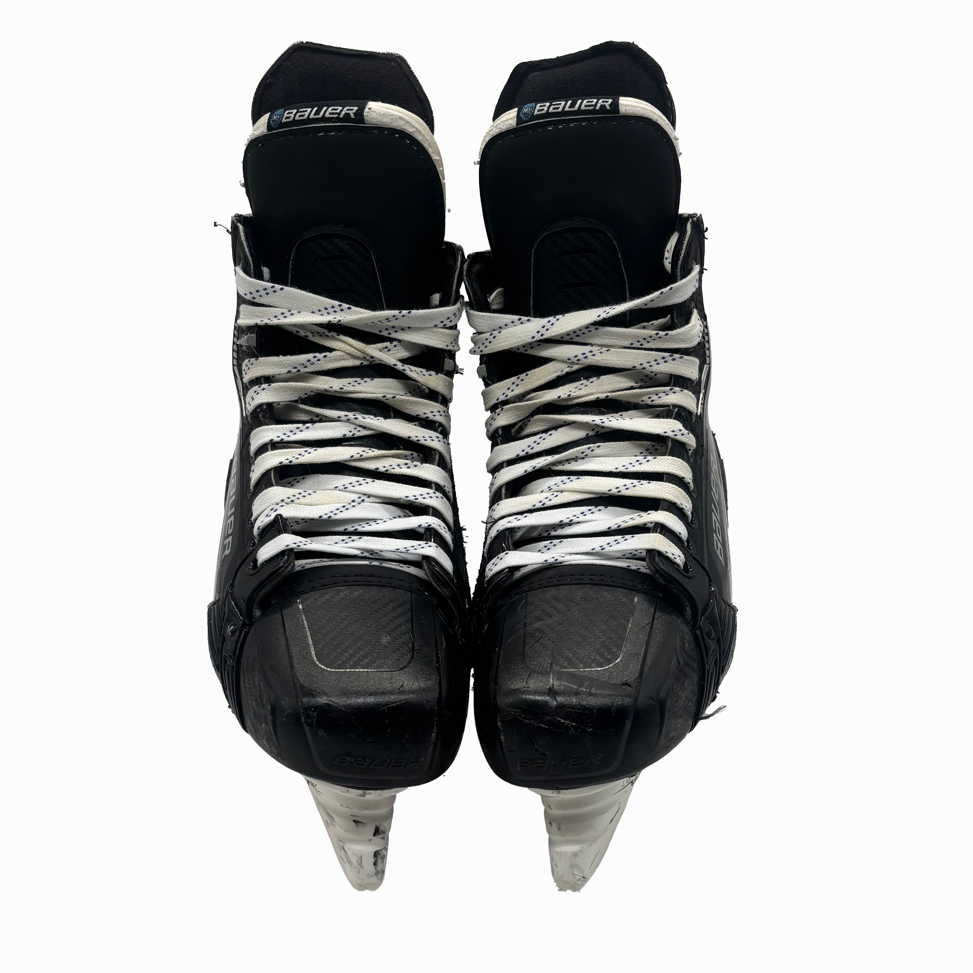 Bauer Supreme Mach - Used Pro Stock Hockey Skates With Shot Blockers - Size 10E