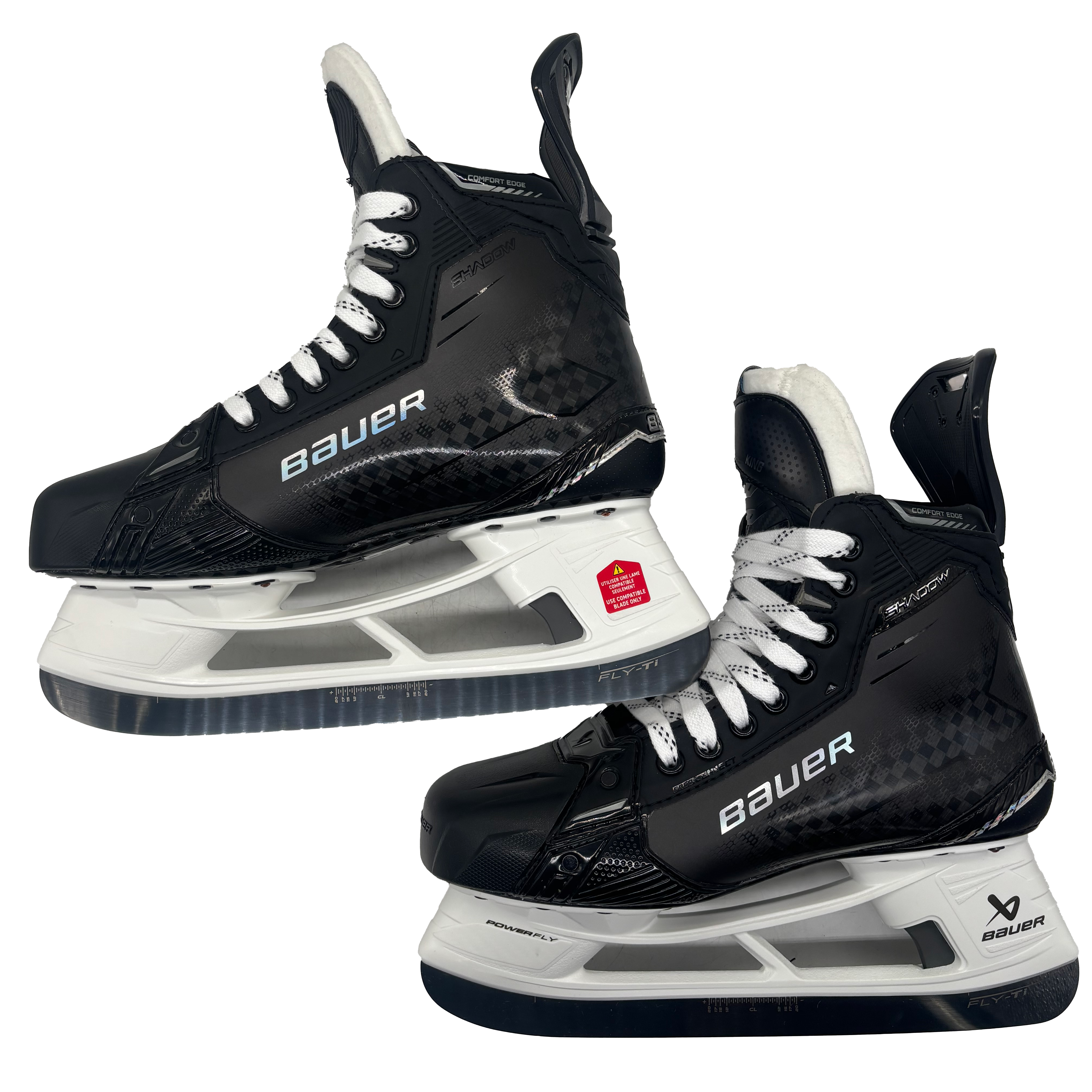 Bauer Supreme Shadow - Pro Stock Hockey Skates - Size R8.25 L8.5