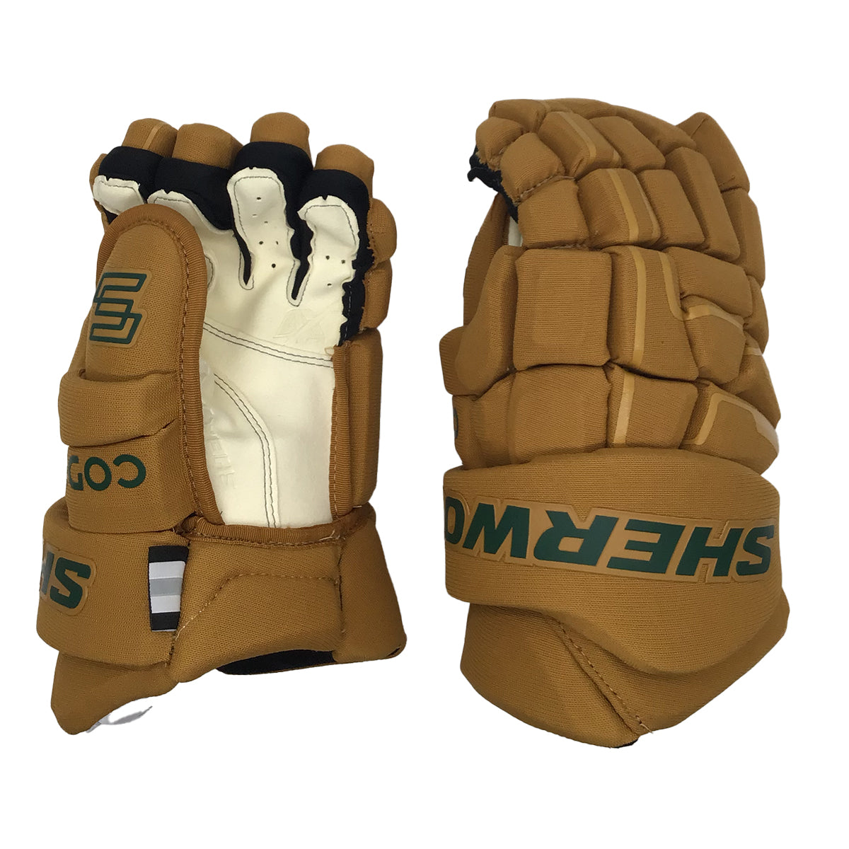 Sherwood Code Encrypt 1 - Team Stock Glove - Minnesota Wild (Gold/Green)