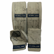 True L87 - Ensemble de gardien de but complet Pro Stock d'occasion (blanc/bleu)