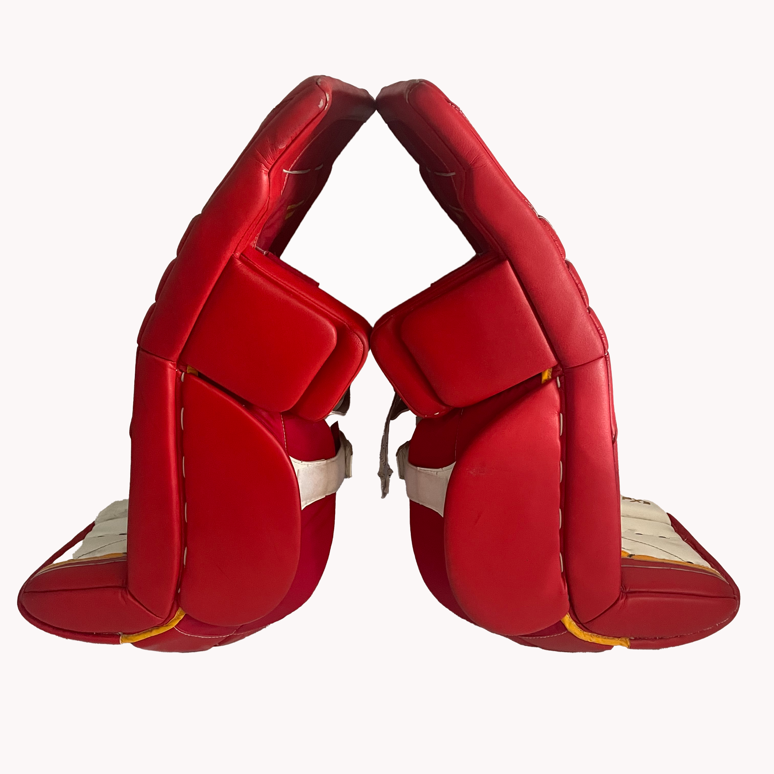 True Catalyst PX3 - Used Pro Stock Goalie Set (Red/Yellow/White)