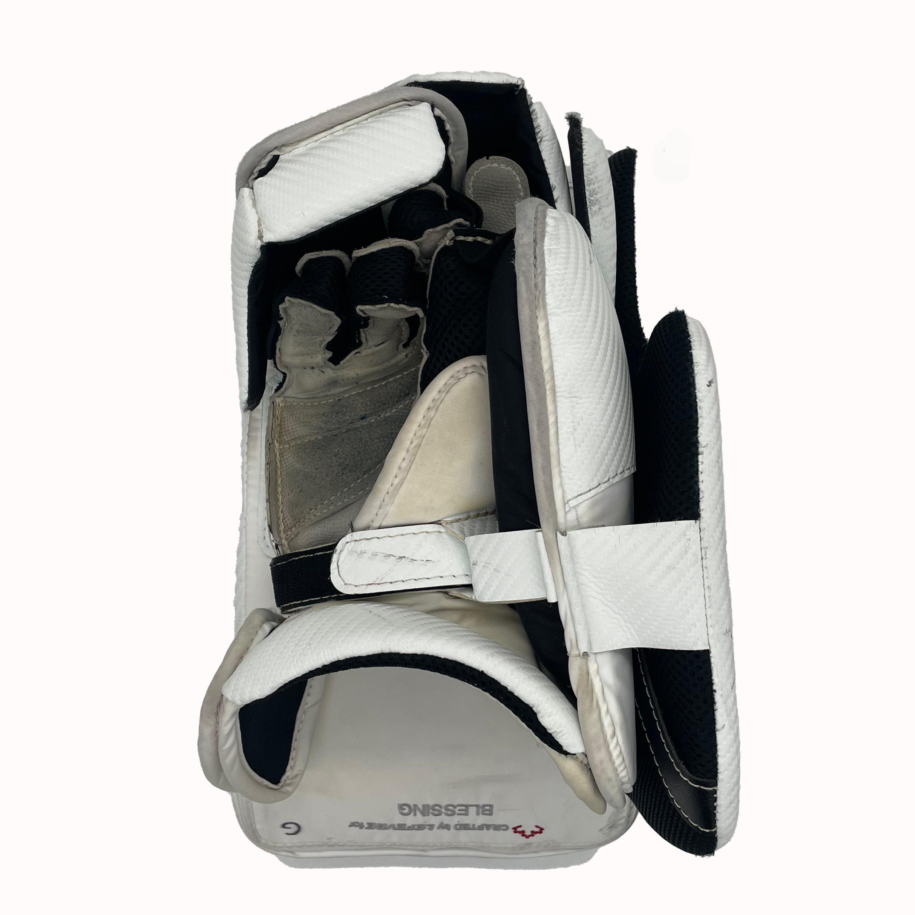 True L87 - Ensemble de gardien de but complet Pro Stock d'occasion (blanc/bleu)
