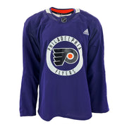 NHL - Philadelphia Flyers New Prime Green Adidas Practice Jersey (Purple)