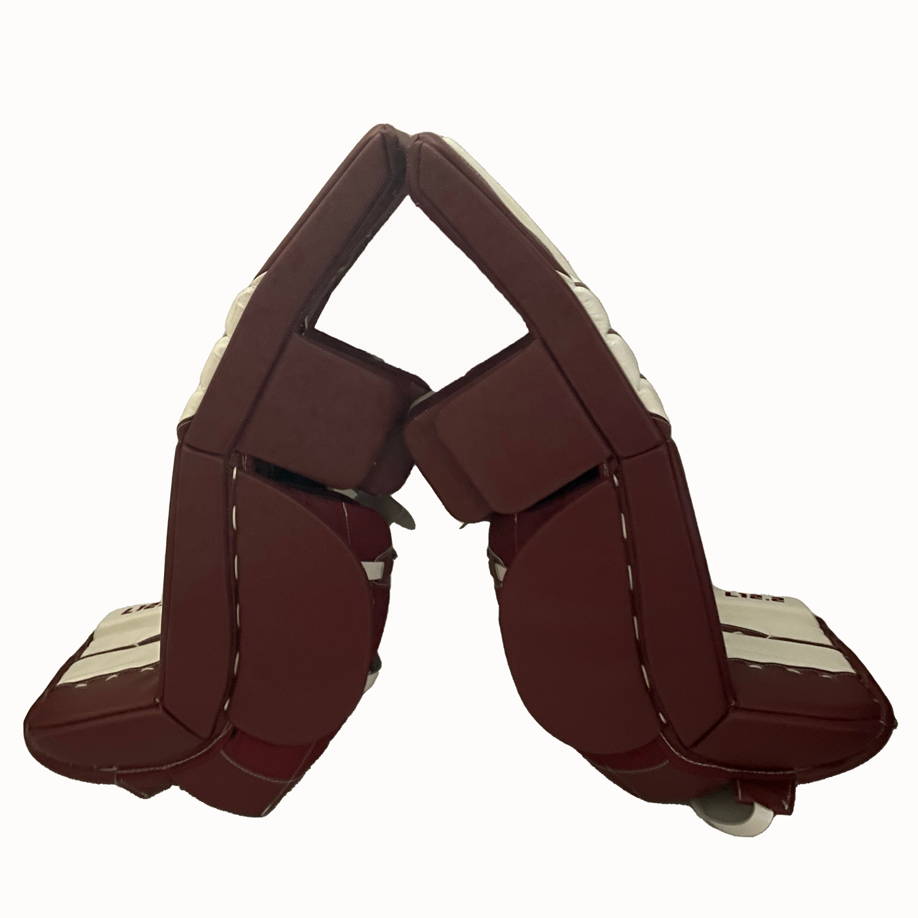 True L12.2 - Nouvelles protections de gardien Pro Stock (marron/blanc)