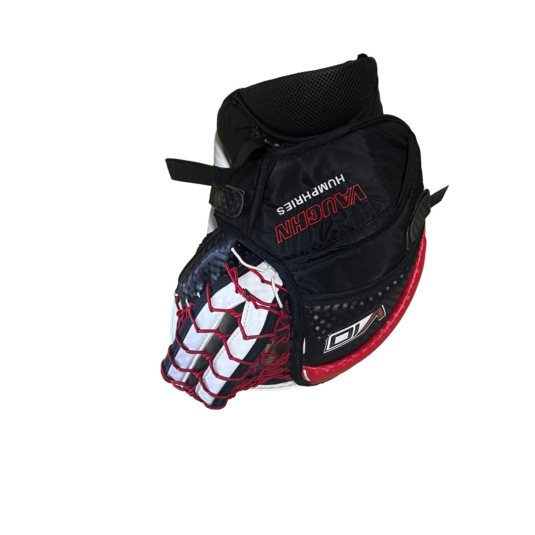 Vaughn Velocity V10 - Ensemble complet de gardien de but Pro Stock d'occasion (blanc/rouge/noir)