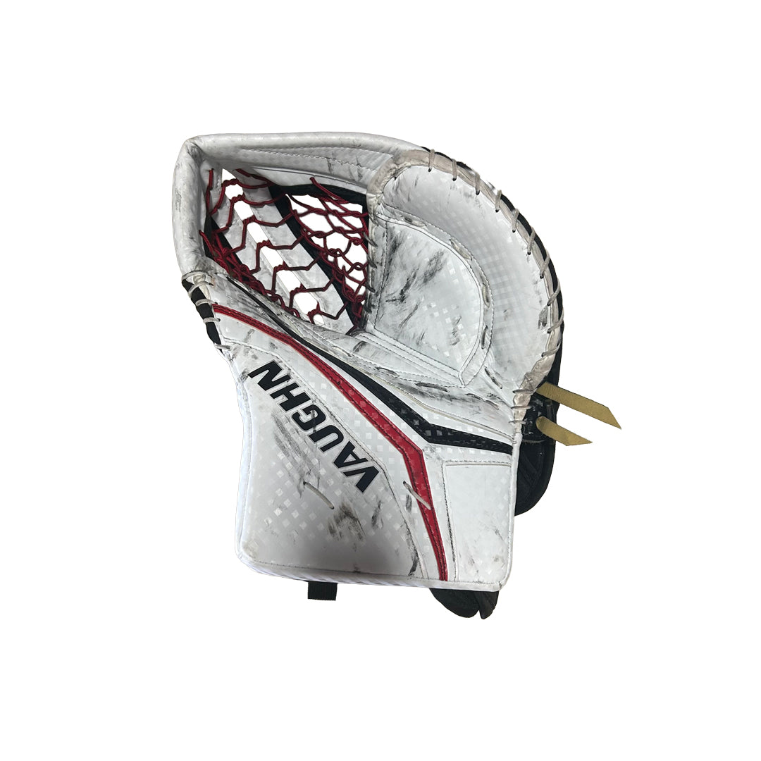 Vaughn Velocity V10 - Ensemble complet de gardien de but Pro Stock d'occasion (blanc/rouge/noir)