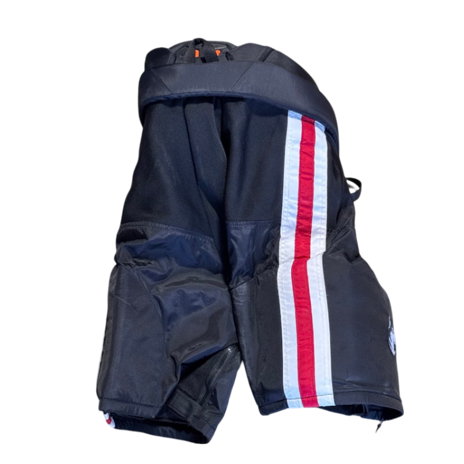 Pantalon de hockey pour femme CCM HPWMP - NCAA Pro Stock d'occasion (noir/rouge/blanc)