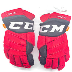 CCM HGPJS - Gant NHL Pro Stock d'occasion - Steven Lorentz (rouge/noir)
