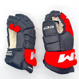 CCM HGTK - Gant NHL Pro Stock d'occasion - Eric Robinson (noir/rouge)