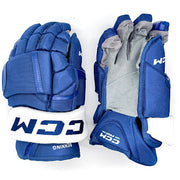 CCM HG12 - NHL Pro Stock Hockey Glove - Toronto Maple Leafs (Blue/White)