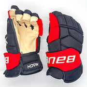Bauer Supreme Mach - Gant NHL Pro Stock d'occasion - Jordan Staal (noir/rouge)
