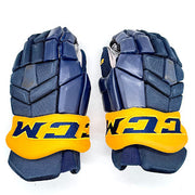 CCM HG42 - Gant Pro Stock d'occasion (bleu marine/jaune) n° 3