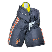 CCM HPTK - Pantalon de hockey NCAA Pro Stock d'occasion (noir/orange)