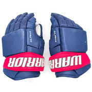 Gants d'occasion - Warrior Alpha - ECHL (bleu marine/rouge)