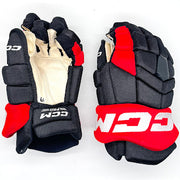 CCM HGTK - Used NHL Pro Stock Glove - Carolina Hurricanes (Black/Red)