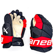 Bauer Vapor Hyperlite - Used NHL Pro Stock Glove - Andrei Svechnikov (Black/Red) #2
