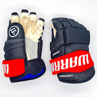 Warrior Covert QRE Pro - NHL Used Pro Stock Glove - William Carrier (Black/Red)