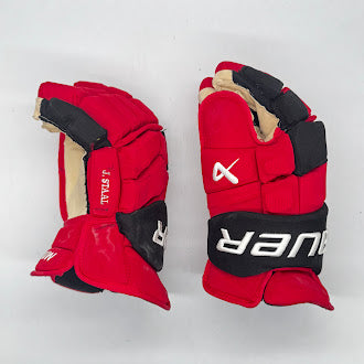 Bauer Supreme Mach - Gant NHL Pro Stock d'occasion - Jordan Staal (rouge/noir)