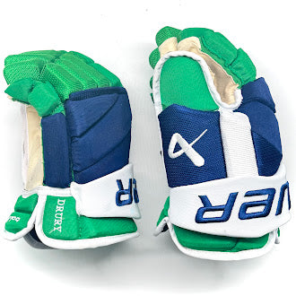 Bauer Vapor Hyperlite - Gant NHL Pro Stock d'occasion - Jack Drury (bleu/vert/blanc)