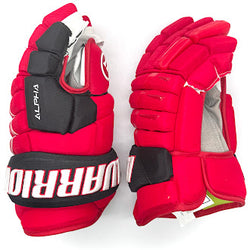 Warrior Alpha DX - NHL Pro Stock Glove - Carolina Hurricanes (Red/Black)