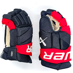 Bauer Vapor Hyperlite - Used NHL Pro Stock Glove - Sebastian Aho (Black/Red)