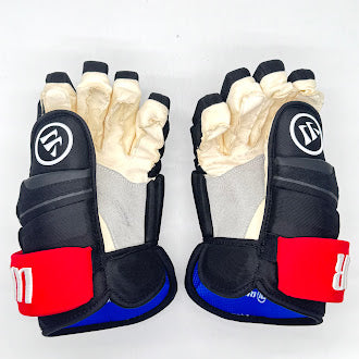 Warrior Covert QRE Pro - NHL Used Pro Stock Glove - William Carrier (Black/Red)