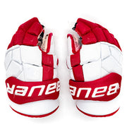 Used - Bauer Supreme Mach Pro Stock Glove - (White/Red)