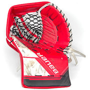 Bauer Supreme Mach - Gant de gardien de but Pro Stock d'occasion (rouge/blanc/noir)