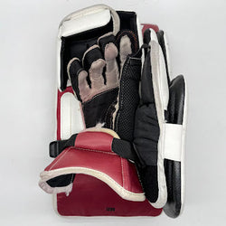 CCM Extreme Flex 6 - Used Pro Stock Goalie Blocker (White/Maroon/Black)