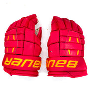 Bauer Pro Series - Used Pro Stock Glove (Red/Yellow)