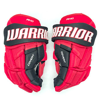 Warrior Covert QR5 Pro - NHL Pro Stock Glove - Sebastian Aho (Red/Black)