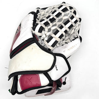Used - Bauer Supreme Shadow Pro Stock Goalie Full Set (White/Burgundy/Black)