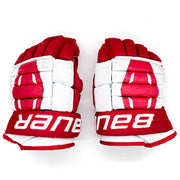 Gants Bauer Pro Series d'occasion (blanc/rouge)