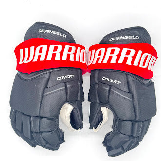 Warrior Covert QRE Pro - NHL Used Pro Stock Glove - Tony Deangelo (Black/Red)