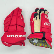 Sherwood Rekker Element Pro - Pro Stock Hockey Glove (Red/White)