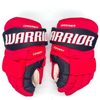 Warrior Covert QRE Pro - NHL Used Pro Stock Glove - William Carrier (Red/Black)