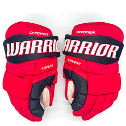 Warrior Covert QRE Pro – Gant d'occasion NHL Pro Stock – William Carrier (rouge/noir)