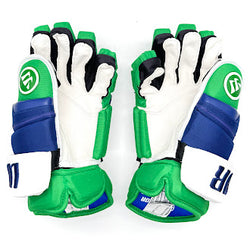 Warrior Covert QRE Pro - NHL Pro Stock Glove - Tony Deangelo (Blue/Green/White)