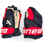 Bauer Vapor Hyperlite - Used NHL Pro Stock Glove - Martin Necas (Black/Red)